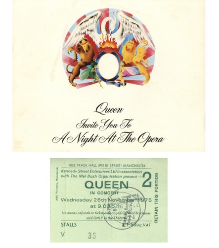 Queen tour programme - queen,