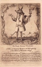 The Trusty Servant Winchester Verse Postcard (F274)