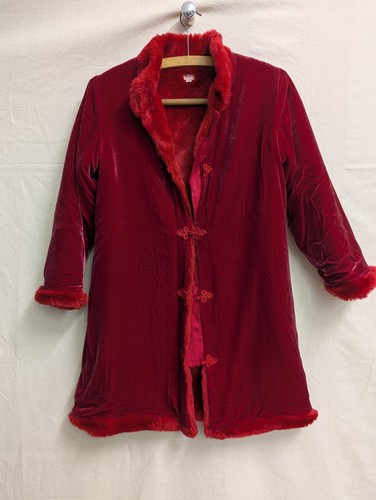 Monsoon girls red silk velvet - monsoon,