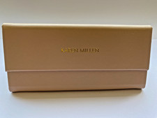 Karen Millen Pink Faux Leather Foldable Glasses Case