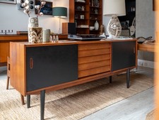 Teak 'Trio' Sideboard designed by Nils Jonsson for Troeds, (1960s) Sweden