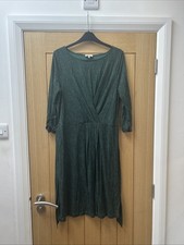 Hobbs Dress, Size 14, Great Condition, Green Print, A30