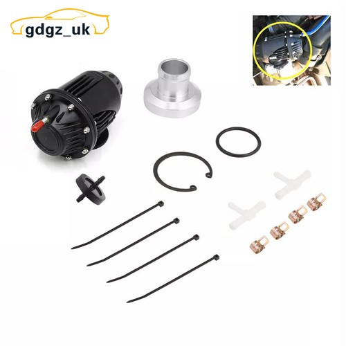 Black universal aluminum turbo - aluminum,