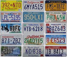 Various States, Various Prices, £14.99 or less AMERICAN CANADIAN LICENSE PLATE 