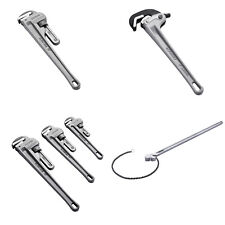 VEVOR Aluminum Straight Pipe Wrench 24/18/14/48/10 in Adjustable Plumbing Wrench