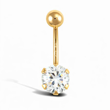 9ct Yellow Gold Cubic Zirconia