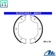 BRAKE SHOE SET PARKING BRAKE