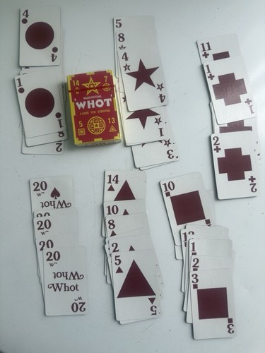 Whot waddington card - whot, {