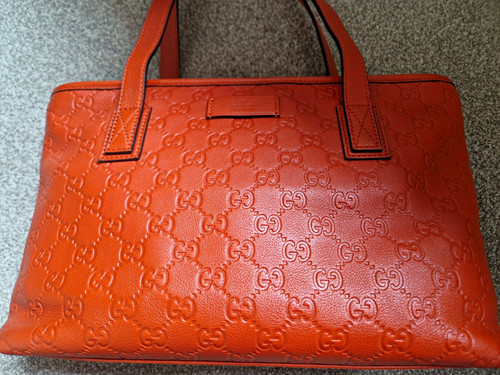 Gucci embossed leather - gg,