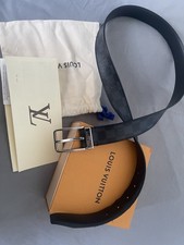 Louis vuitton belt graphite - vuitton,