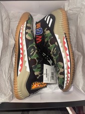 Adidas Dame 4 BAPE Green Camo Sz 6.5 AP9974 Basketball