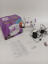 Mini Electric Sewing Machine with Foot Pedal and Accessories Bundle