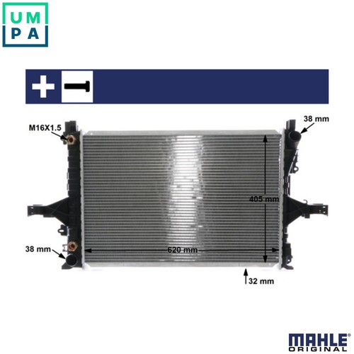Radiator engine cooling - radiator, cr