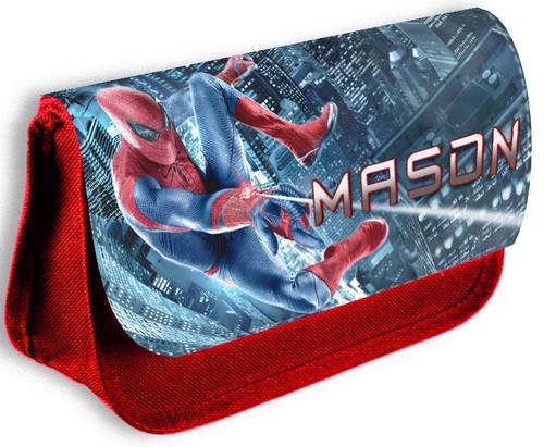 Personalised red pencil case - red,