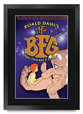 BFG 1989 Printed A3 Framed Signed Movie Poster Autograph for David Jason Fans