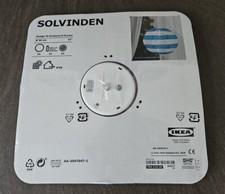 BNWT Ikea Solvinden 12" White