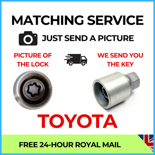 Toyota locking wheel nut key - locking,