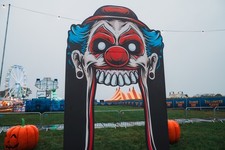 Clown Mouth Entrance Arch – Oversized Halloween, Fair, Concert or Circus Prop