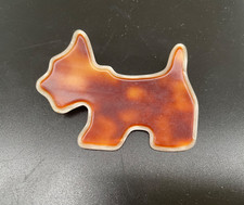 Vintage Agatha Scottie/Westie Terrier dog Tortoishell/pearl Brooch Signed