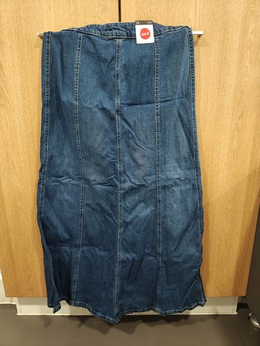 Denim maxi skirt uk - m&s,