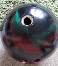 Columbia Arch Rival Bowling Ball, Reactive Plus, Strong Mid Lane, 4000 Abralon