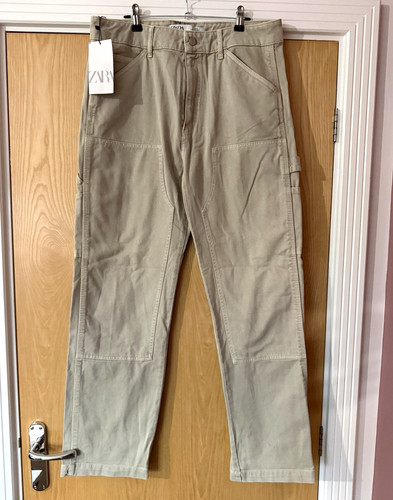 Zara beige straight - zara, cargo