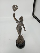 Le Pouvoir Statue In Imitation Spelter TMK