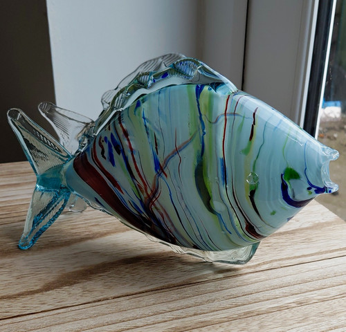 Glass fish ornaments - 2,