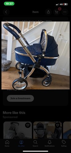 Egg branded pram pushchair - egg,
