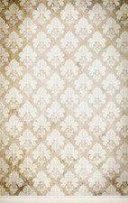 5x8-ft Damask Destressed White vinyl backdrop - use in studio or on location. 