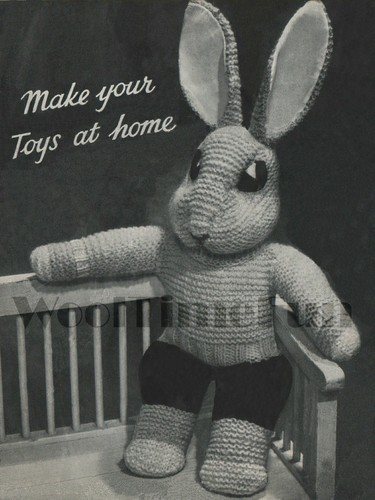 Knitting pattern vintage 1940s - knitting,