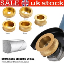 10mm-30mm Round Dry Vacuum Brazed Diamond Grinding Wheel Demi Bullnose Edge Tool
