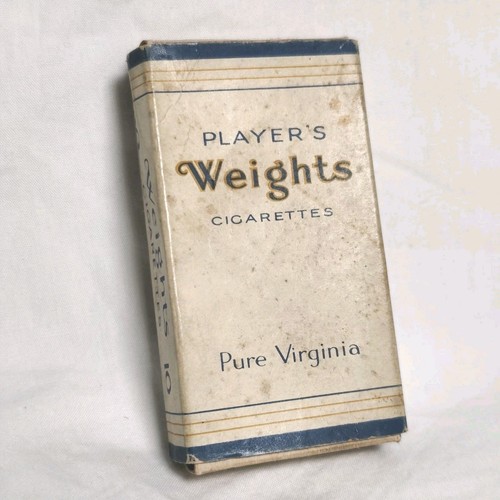 Players weights cigarette box - cigarette,
