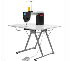 Bernina Q16 Longarm Quilting Machine with Height Adjustable Folding Table