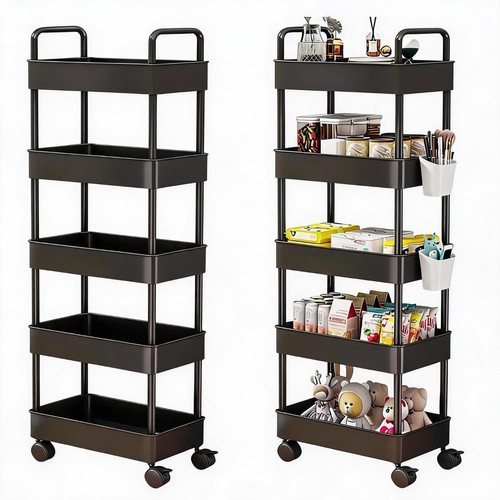 Tier rolling storage trolley - storage,
