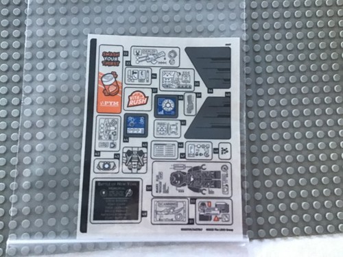 Lego sticker sheet only for - sticker,