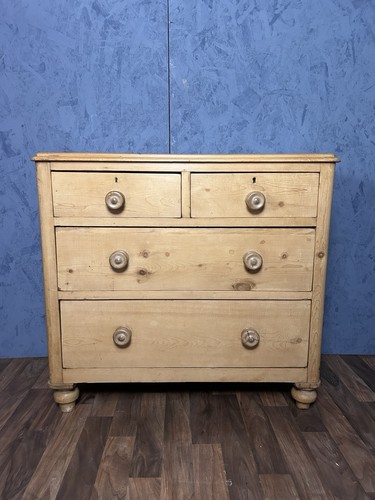 Victorian pine chest - pine,