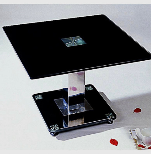 Tier square black clear - square,