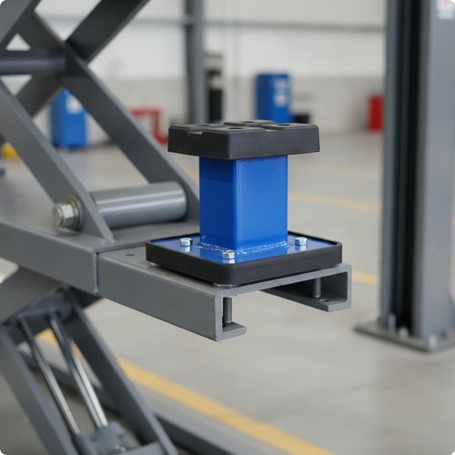 Elevated lifting support with