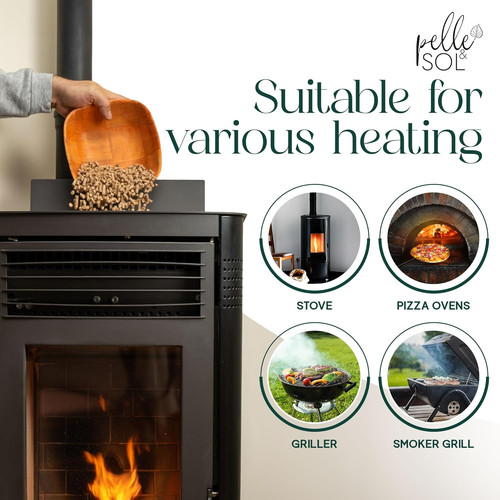 15kg wood pellets premium - 15kg,