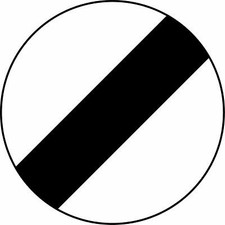 National speed limit applies