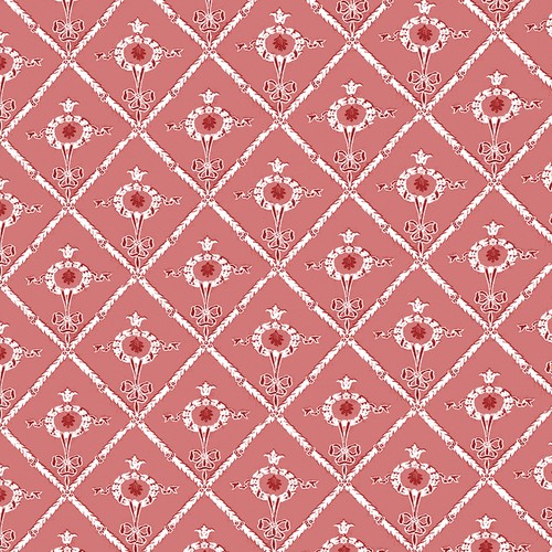 Dolls house wallpaper - house, 1/12th