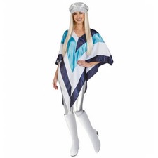 Ladies disco poncho hat abba - disco,