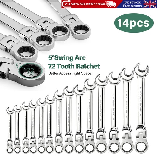 14pcs 19mm flex head - 14pcs, 6-19mm