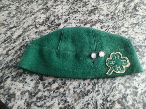 1950s green wheeler cap - 1950s, 4-h