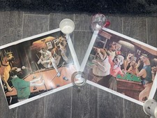 Set Of 2 Pub Man Cave Posters By Arthur Sarnoff