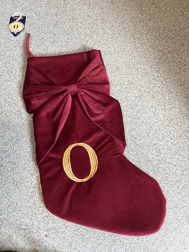 Christmas stocking initial - christmas,