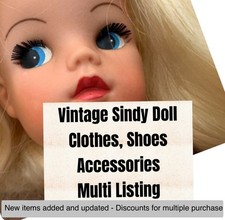 Vintage Sindy Doll Accessories Shoes Parts Clothes Pedigree Toys MULTI LISTING