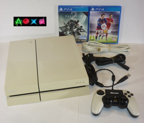 White sony playstation - white,