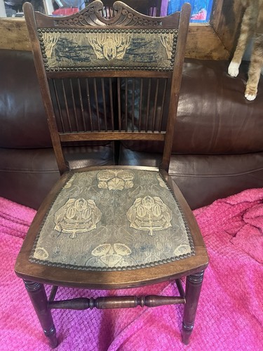 Antique spindle back chair - antique,